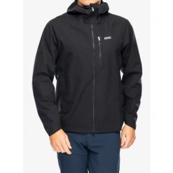 Kurtka rowerowa męska POC Motion Rain Jacket. Czarne kurtki męskie POC, m, bez wzorów, bez kaptura, rowerowe. Za 865.99 zł.