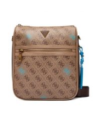 Guess Saszetka HMMICT P5417 Beżowy. Brązowe saszetki i nerki męskie Guess, ze skóry. Za 269.99 zł.