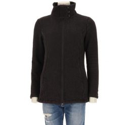 Kurtka polarowa damska TNF czarna. Czarne kurtki sportowe damskie The North Face, l, bez wzorów, z polaru, bez ramiączek, bez kaptura, trekkingowe. Za 212.96 zł.