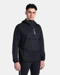 Męska lekka kurtka anorak Kilpi ANORI-M. Czarne kurtki męskie Kilpi, m, bez wzorów, z materiału, bez kaptura. Za 422.05 zł.