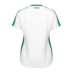 T-Shirt damski TIE-BREAK. Białe t-shirty damskie Head, xl, bez wzorów, sportowe, bez kołnierzyka, bez ramiączek. W wyprzedaży za 182.00 zł.