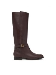 LAUREN RALPH LAUREN Oficerki 802974383003 Brązowy. Brązowe kozaki damskie Lauren Ralph Lauren, bez wzorów, ze skóry, bez obcasa, na płaskiej podeszwie, bez zapięcia. Za 1,299.00 zł.