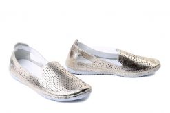 ARTIKER RELAKS 56C2694 złoty, półbuty damskie. Żółte półbuty damskie Artiker Relaks, na lato, bez wzorów, ze skóry, bez obcasa, bez zapięcia. Za 174.17 zł.