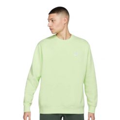 Bluza Męska Sportswear Club. Zielone bluzy męskie Nike, m, bez wzorów, bez ramiączek, bez kaptura. Za 267.99 zł.