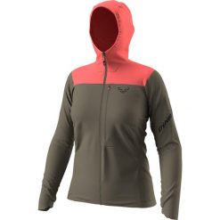 Kurtka wiatrówka softshell damska Dynafit Traverse. Brązowe kurtki sportowe damskie Dynafit, xl, bez wzorów, z materiału, bez ramiączek, bez kaptura. Za 618.75 zł.