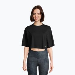 Koszulka damska FILA Recanati. Czarne koszulki sportowe damskie Fila, l, bez wzorów, bez ramiączek. Za 73.99 zł.