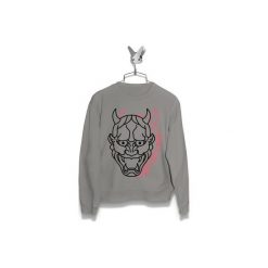 Bluza Japoński Demon Męska. Czarne bluzy damskie Failfake, m, bez wzorów, bez ramiączek, bez kaptura. Za 170.00 zł.