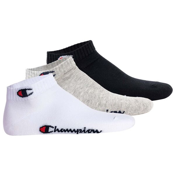 Skarpety Champion 3pk Quarter Socks. Szare skarpetki damskie Champion, bez wzorów, z bawełny. Za 29.00 zł.