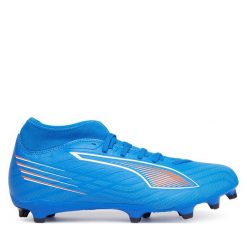 Buty do piłki nożnej Puma. Niebieskie buty sportowe męskie Puma, bez wzorów, bez zapięcia. Za 209.99 zł.