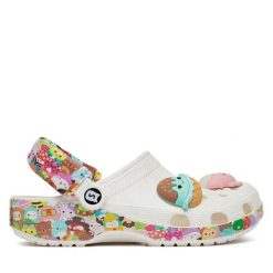 Klapki Crocs. Białe klapki damskie Crocs, bez wzorów, bez zapięcia. Za 239.99 zł.