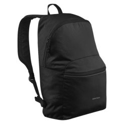 Plecak turystyczny Quechua Escape NH100 17 litrów. Czarne plecaki męskie QUECHUA, bez wzorów, z materiału, sportowe. Za 29.99 zł.
