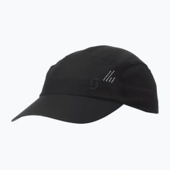 Czapka z daszkiem SCOTT Endurance. Czarne czapki damskie Scott, bez wzorów, z elastanu. Za 109.99 zł.