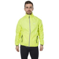 Kurtka Męska Typu Packaway Retract HiVis Wodoodporna. Czarne kurtki męskie Trespass, m, bez wzorów, z materiału, bez kaptura. Za 365.99 zł.