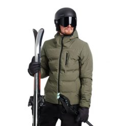 Kurtka narciarska Protest Superior. Zielone kurtki sportowe męskie Protest, na zimę, m, bez wzorów, bez kaptura, narciarskie. Za 820.50 zł.