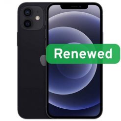 Smartfon poleasingowy Apple RENEW Grade B | IPHONE 12 | 6.1" Super Retina XDR | A14 Bionic | 4GB | 64GB | iOS | BLACk. Czarne smartfony Apple. Za 970.43 zł.