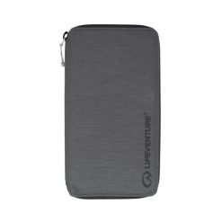 Portfel podróżny Lifeventure Recycled RFiD Travel Wallet - grey. Szare portfele męskie Lifeventure, bez wzorów. Za 173.30 zł.