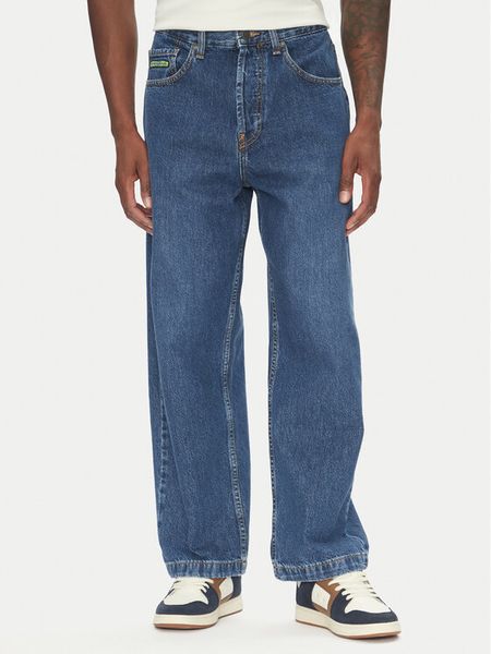 DC Shoes Jeansy Worker Baggy ADYDP03093 Niebieski Baggy Fit. Niebieskie jeansy męskie DC Shoes, z bawełny. Za 219.99 zł.