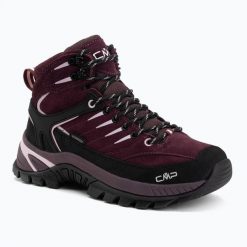 Buty trekkingowe damskie CMP Rigel 2.0 Mid Waterproof. Czerwone obuwie trekkingowe damskie CMP, ze skóry, przed kolano, bez zapięcia. Za 434.37 zł.