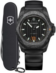 Zegarek męski Victorinox 242023.1 czarny. Czarne zegarki męskie VICTORINOX, bez wzorów. Za 4,633.00 zł.