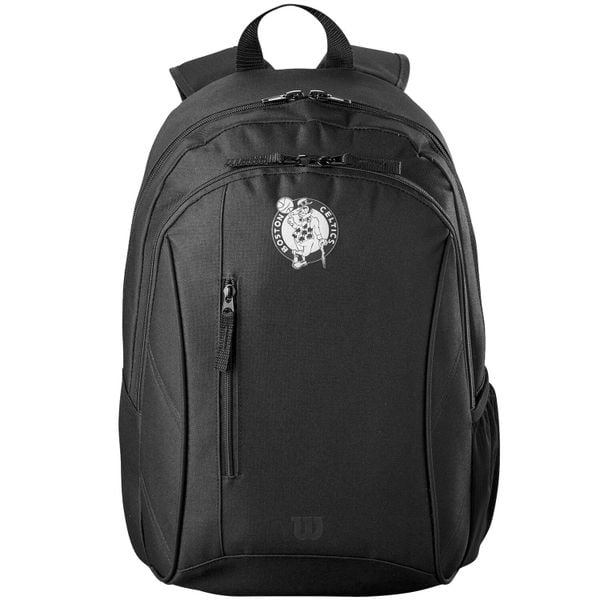 Plecak Drużyny NBA Boston Celtics. Czarne plecaki męskie Wilson, bez wzorów, z materiału. Za 139.99 zł.