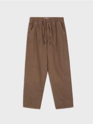 Jeansy jogger balloon z efektem sprania z lyocellem - brązowy. Brązowe jeansy damskie Sinsay, bez wzorów, z jeansu. Za 59.99 zł.