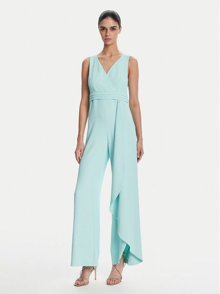 Artigli Kombinezon ACTU002152 250 Turkusowy Regular Fit. Niebieskie sukienki damskie Artigli, bez wzorów, z syntetyku, bez kołnierzyka, bez ramiączek. Za 409.99 zł.