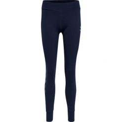 Damskie legginsy bawełniane Hummel Move Grid. Niebieskie legginsy damskie Hummel, bez wzorów, z bawełny. Za 177.50 zł.