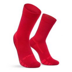 Skarpetki gravel Kolarstwo Siroko GS1 Red. Czerwone skarpety męskie SIROKO, bez wzorów, z elastanu. Za 71.00 zł.