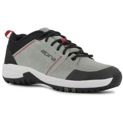 BUTY trekkingowe ALPINA Opal unisex ciemnozielone 38. Czerwone buty zimowe męskie Alpina, bez wzorów, bez obcasa, bez zapięcia. Za 305.99 zł.