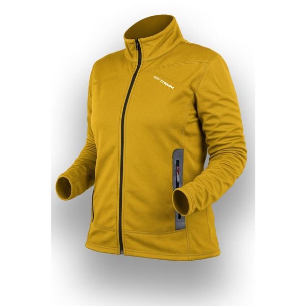 Bluza Trimm ECHO LADY. Żółte bluzy damskie TRIMM, bez wzorów, sportowe, bez ramiączek, bez kaptura. W wyprzedaży za 175.00 zł.