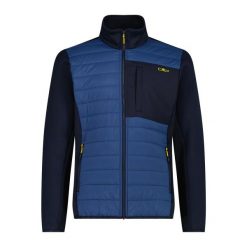 Kurtka puchowa CMP. Niebieskie kurtki męskie CMP, bez wzorów, z puchu, sportowe, bez kaptura. Za 371.50 zł.