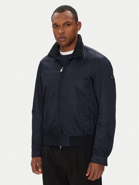 BOSS Kurtka przejściowa C-Casamu 50540458 Granatowy Regular Fit. Niebieskie kurtki męskie Boss, m, bez wzorów, z syntetyku, bez kaptura. Za 789.00 zł.