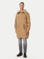 HUGO Parka Miko2631 50562748 Beżowy Regular Fit. Brązowe parki męskie Hugo, m, bez wzorów, z bawełny, bez kołnierzyka, bez kaptura. Za 1,999.00 zł.
