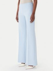 Rinascimento Spodnie palazzo CFC0127878003 Błękitny Wide Leg. Niebieskie spodnie materiałowe damskie Rinascimento, bez wzorów, z materiału. Za 429.99 zł.