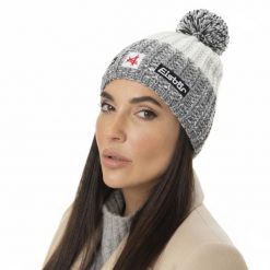 Czapka Eisbar Refocus Pompon MÜ SA. Szare czapki męskie Eisbar, bez wzorów, z wełny. Za 205.51 zł.