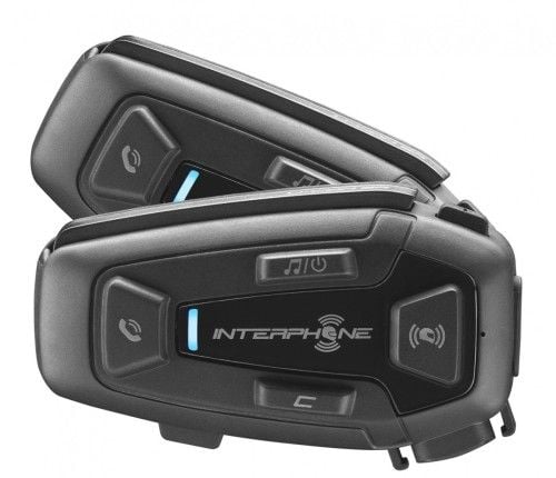 Intercom motocyklowy INTERPHONE U-COM 8R, komplet na 2 kaski. Słuchawki bezprzewodowe Interphone. Za 1,682.99 zł.