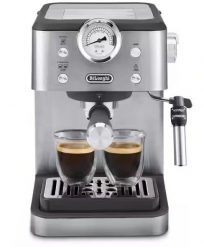 Ciśnieniowy kolbowy De'Longhi Classic EM450.M srebrny. Szare ekspresy ciśnieniowe De'longhi. Za 569.00 zł.