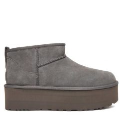 Śniegowce Ugg. Szare śniegowce damskie UGG, bez zapięcia. Za 759.99 zł.