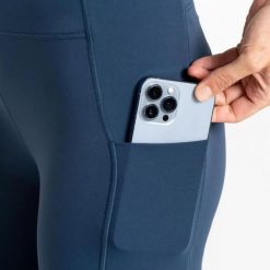 Damskie legginsy Dare 2B Power. Niebieskie legginsy damskie Dare 2B, bez wzorów, z dzianiny. Za 167.00 zł.