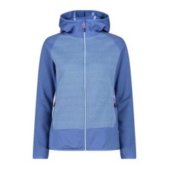 Bluza damska turystyczna CMP 34H6036. Niebieskie bluzy damskie CMP, l, bez wzorów, sportowe, bez ramiączek, bez kaptura. W wyprzedaży za 230.99 zł.