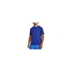 Męski T-Shirt Sportowy Under Armour 014 Rush Energy. Niebieskie koszulki sportowe męskie Under Armour, m, bez wzorów, bez ramiączek, do biegania. Za 219.99 zł.