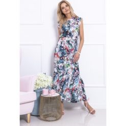 Sukienka maxi w kwiaty fb722. Sukienki damskie Fobya, na co dzień, m, bez wzorów, bez kołnierzyka, bez ramiączek, maxi, proste. W wyprzedaży za 139.00 zł.