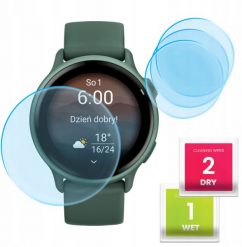 Hello Case 3PAK Szkło Hartowane Uniwersalne Na Smartwatch fi 42mm Szkiełko Ochronne 9H. Brązowe zegarki smartwatch Hello Case, bez wzorów. Za 25.99 zł.