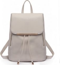 Accessorize Me Szary plecak skórzany damski Aurora. Czerwone plecaki damskie Accessorize Me, bez wzorów. Za 139.90 zł.