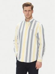 Tommy Hilfiger Koszula Herit MW0MW39160 Kolorowy Relaxed Fit. Koszule męskie Tommy Hilfiger, l, bez wzorów, z bawełny, bez kołnierzyka, bez ramiączek. Za 259.99 zł.