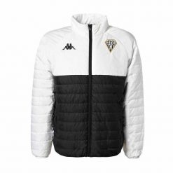 Kurtka puchowa Angers SCO Arseco 6 2022/23. Białe kurtki męskie Kappa, bez wzorów, z puchu, sportowe, bez kaptura. Za 403.00 zł.