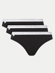Lacoste Komplet fig 8F1338 Czarny. Czarne majtki damskie Lacoste, z bawełny. Za 159.99 zł.