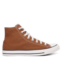 Trampki Converse. Brązowe trampki męskie Converse, bez wzorów, retro, bez zapięcia. Za 349.99 zł.