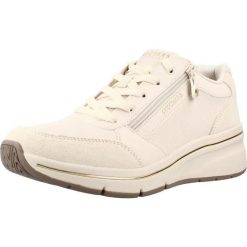 Buty SKECHERS 190370S BILLION FLEX LUXE UP Beżowy. Brązowe obuwie trekkingowe damskie Skechers, z materiału, bez zapięcia. Za 339.99 zł.