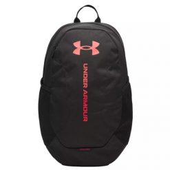 Plecak Under Armour Hustle Lite. Czarne plecaki męskie Under Armour, bez wzorów, z materiału. Za 95.99 zł.